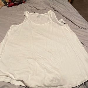 Torrid white tank super soft